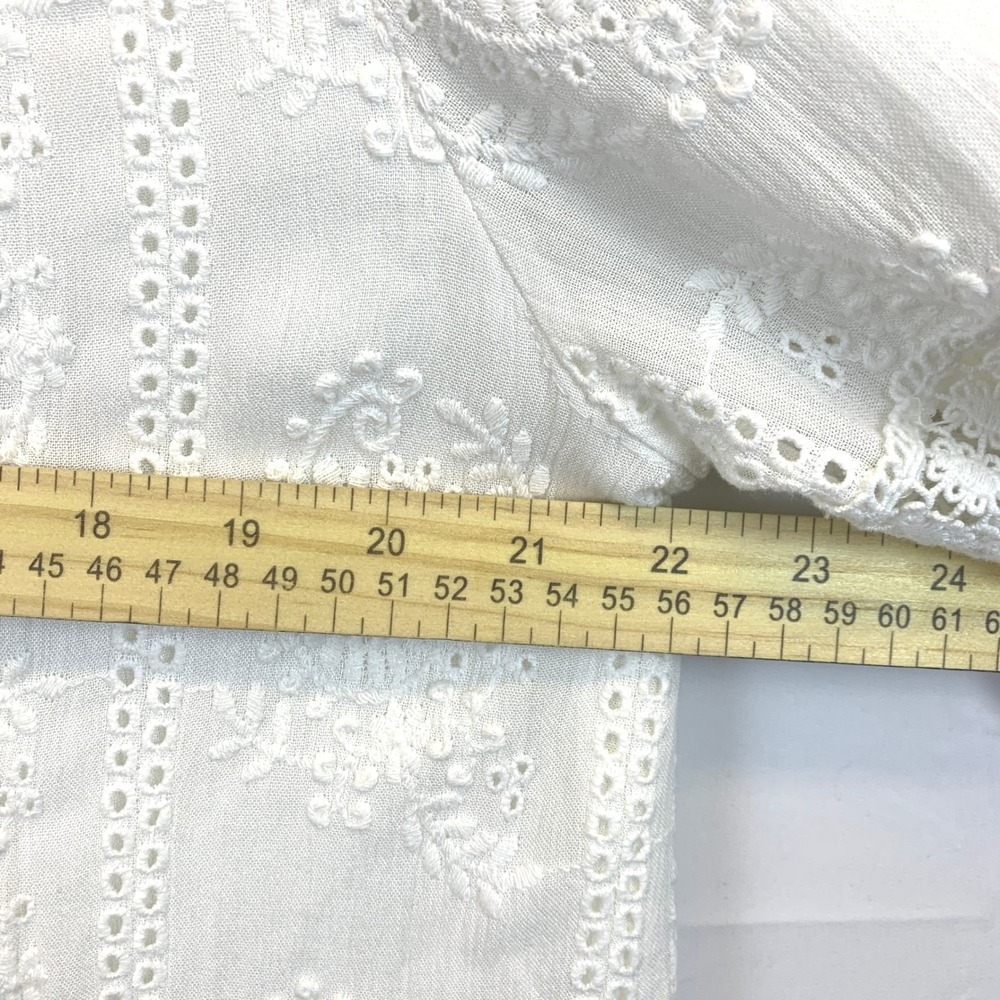 Karen Kane Womens Off White Embroidered Eyelet Off Shoulder Dress XL - Picture 11 of 16